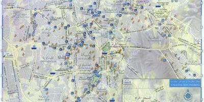  mapa Makkah ziyarat miesta