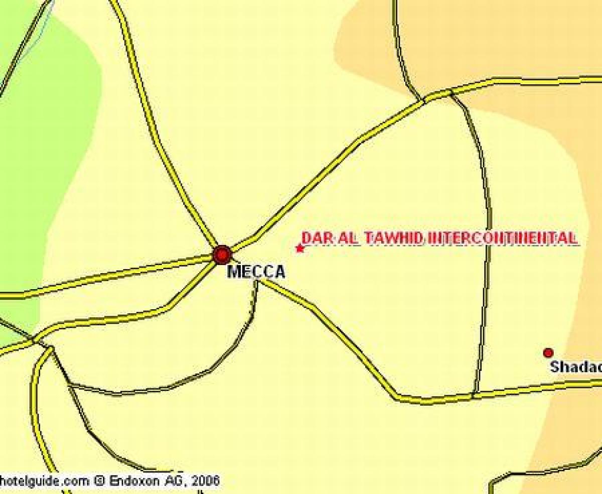 mapa ibrahim khalil cestnej Makkah
