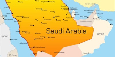 Makkah saudská arábia mapu